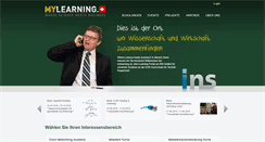 Desktop Screenshot of mylearning.ch